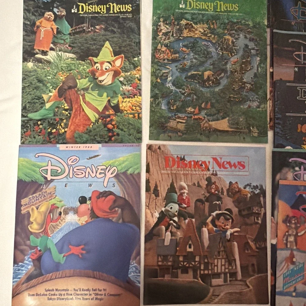 24 Disney News Magic Kingdom Club Magazines Lot 1973-1989 1990-1991 Disneyland - Picture 9 of 16